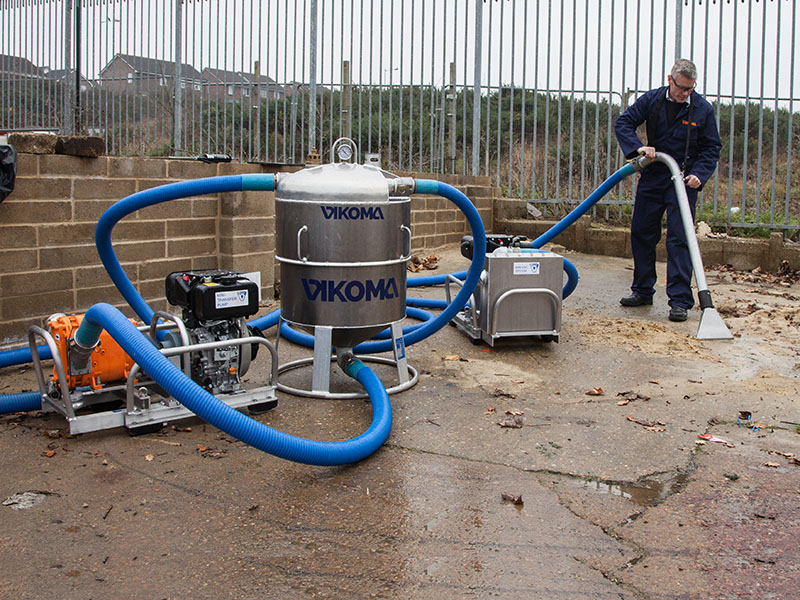 Mini Vac Vacuum Recovery System for Oil Spills Vikoma